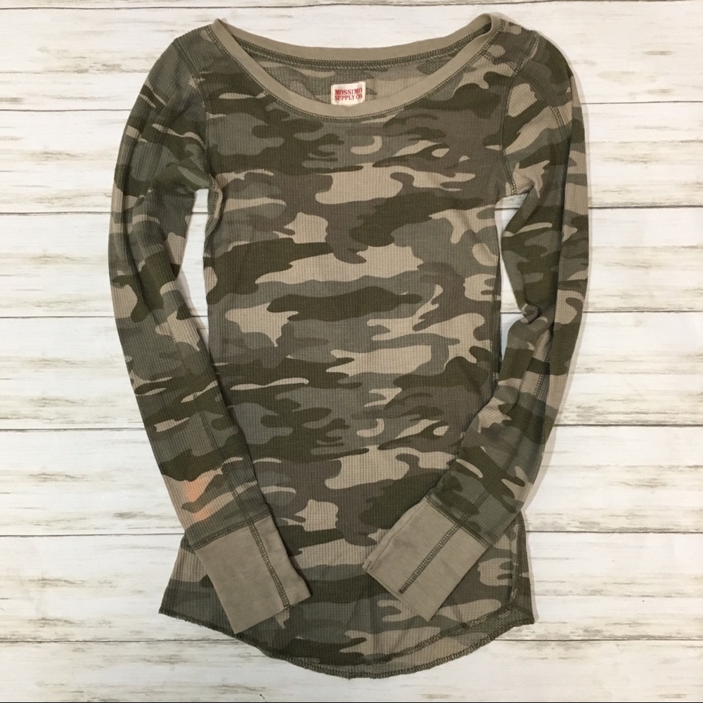 Juniors Camo Thermal Shirt